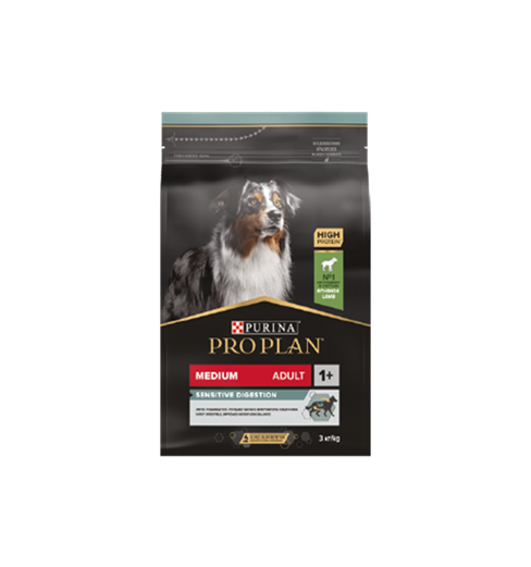 Pro Plan Adult Sensitive Digestion Kuzu Etli Medium Köpek Maması 3 Kg
